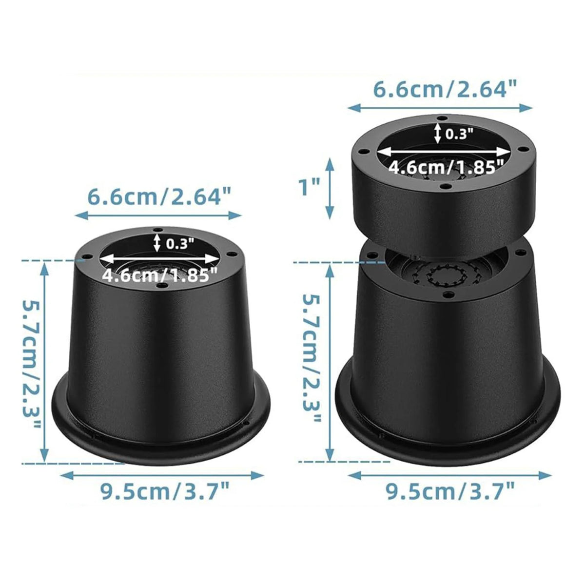 4 Pieces Rubber Anti Vibration Pads D295855