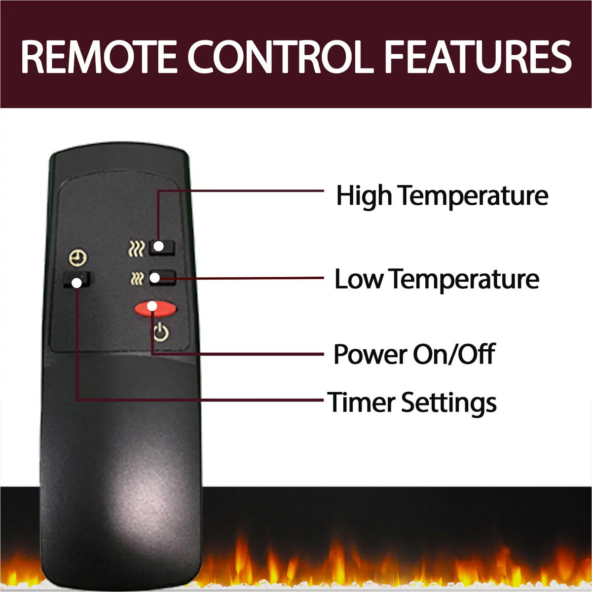 34-In. Electric Fireplace Heater with Slate Blue Mantel and Remote Control O6275