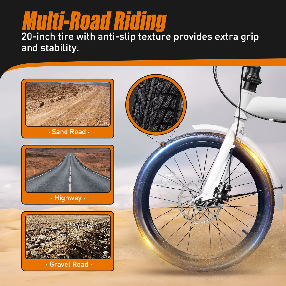 20-inch Wheels 7 Speed Folding Bike High Carbon Steel Bicycle Z3420