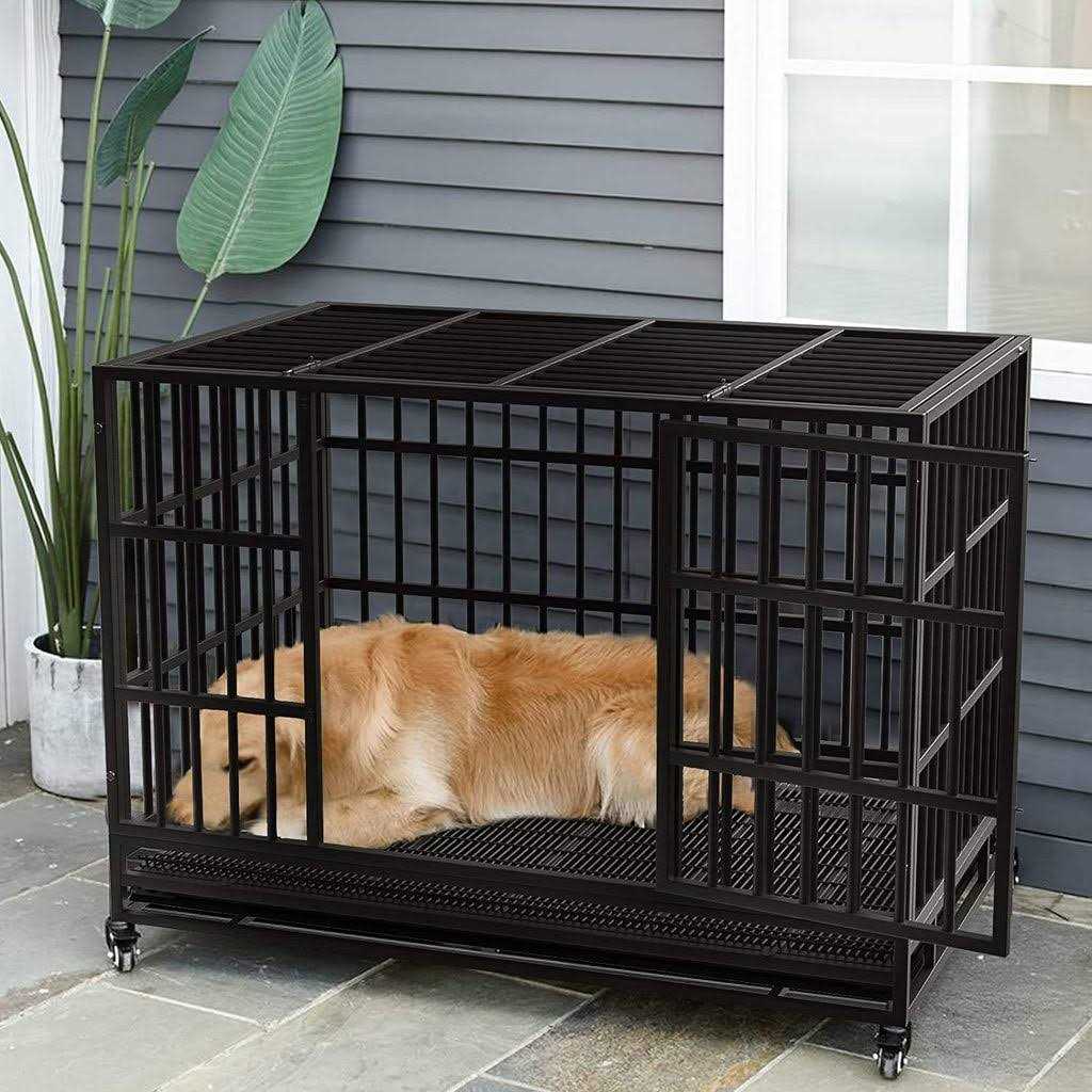 Heavy Duty Dog Crate with Removable Tray R846