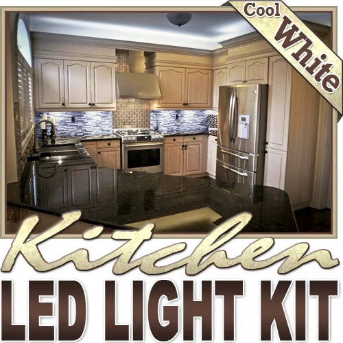 32.8' ft Cool White LED Backlight Night Light On/Off Switch Control Kit A44153