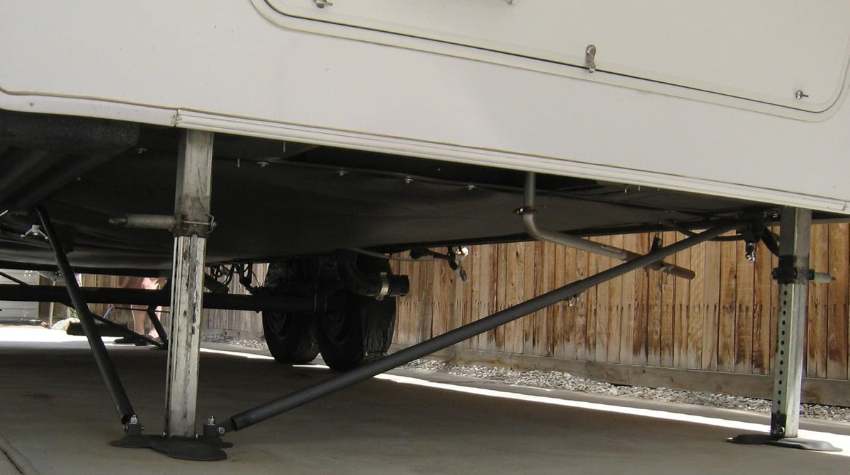 Stabilizer System for 5th Wheel, Travel and Camper Trailers T1183
