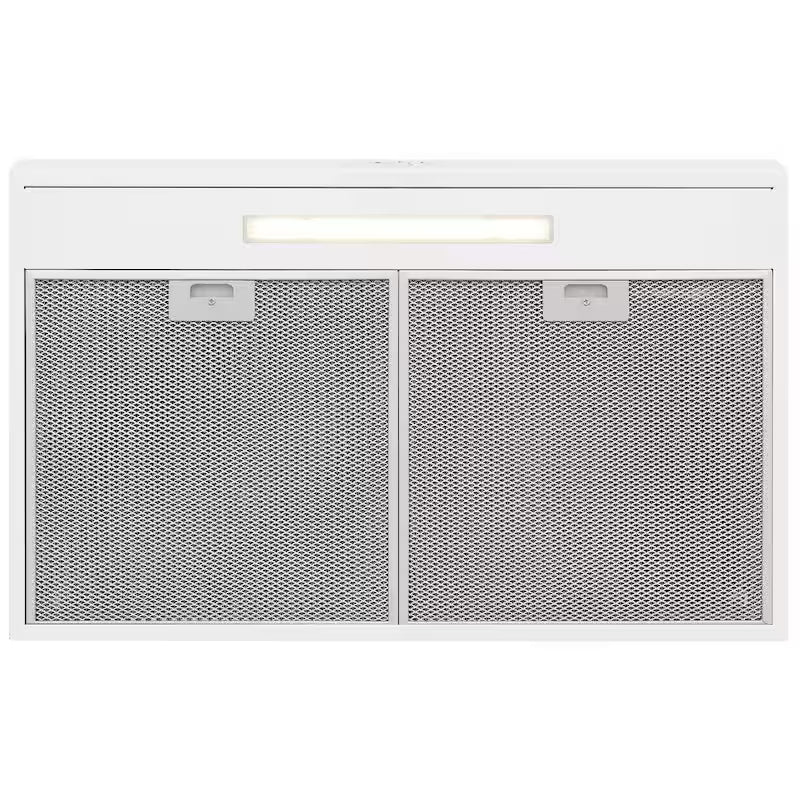 White Convertible Undercabinet Range Hood with Carbon Filter M50877