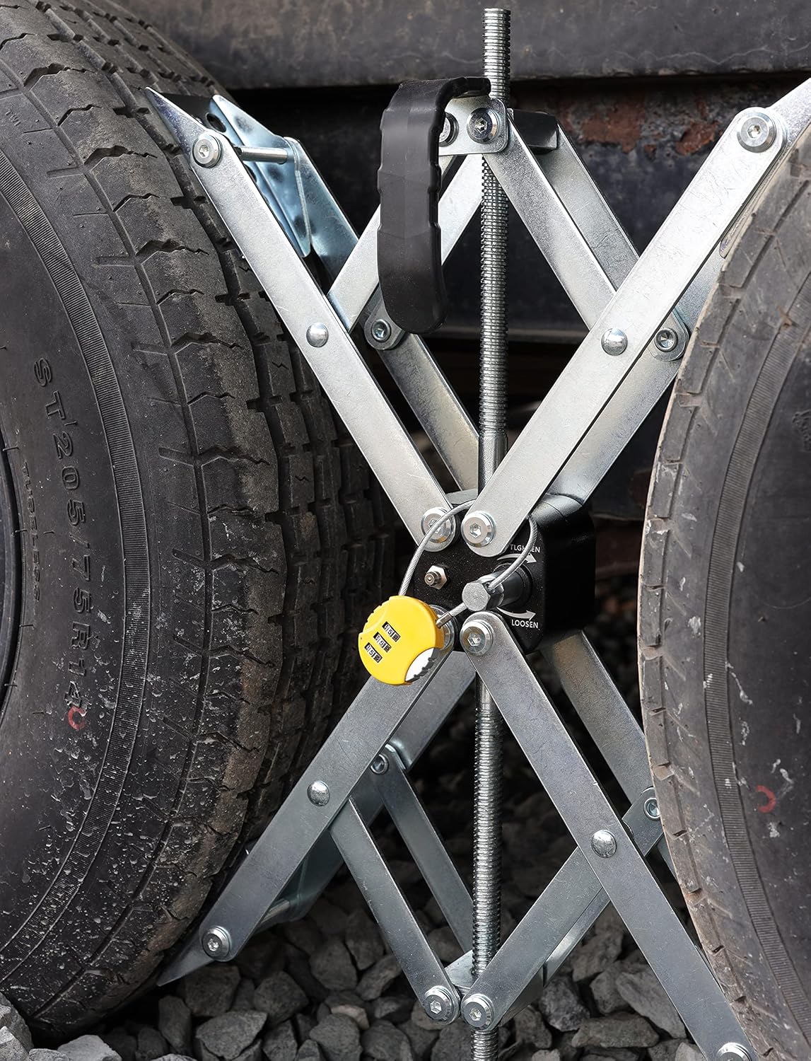 X-Shaped Wheel Chock with Lock 2 Pack P821