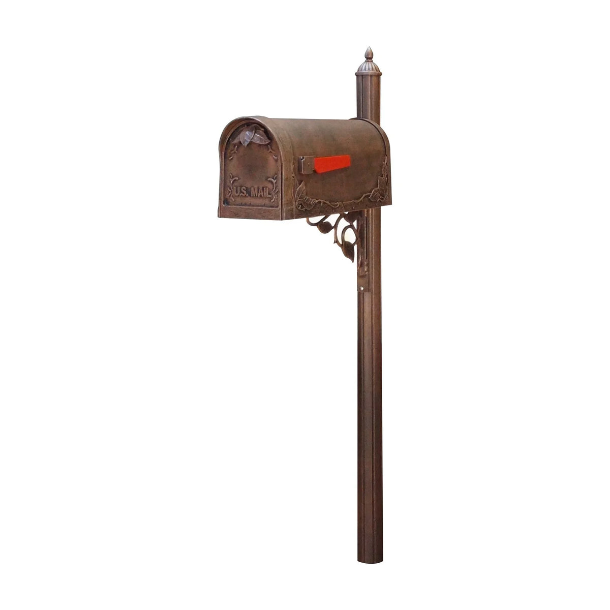 Floral Curbside Mailbox with Mailbox Post M18313