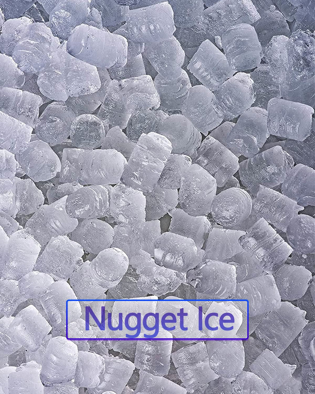 Self Dispensing Countertop Nugget Ice Maker, 32 lbs per Day Q484