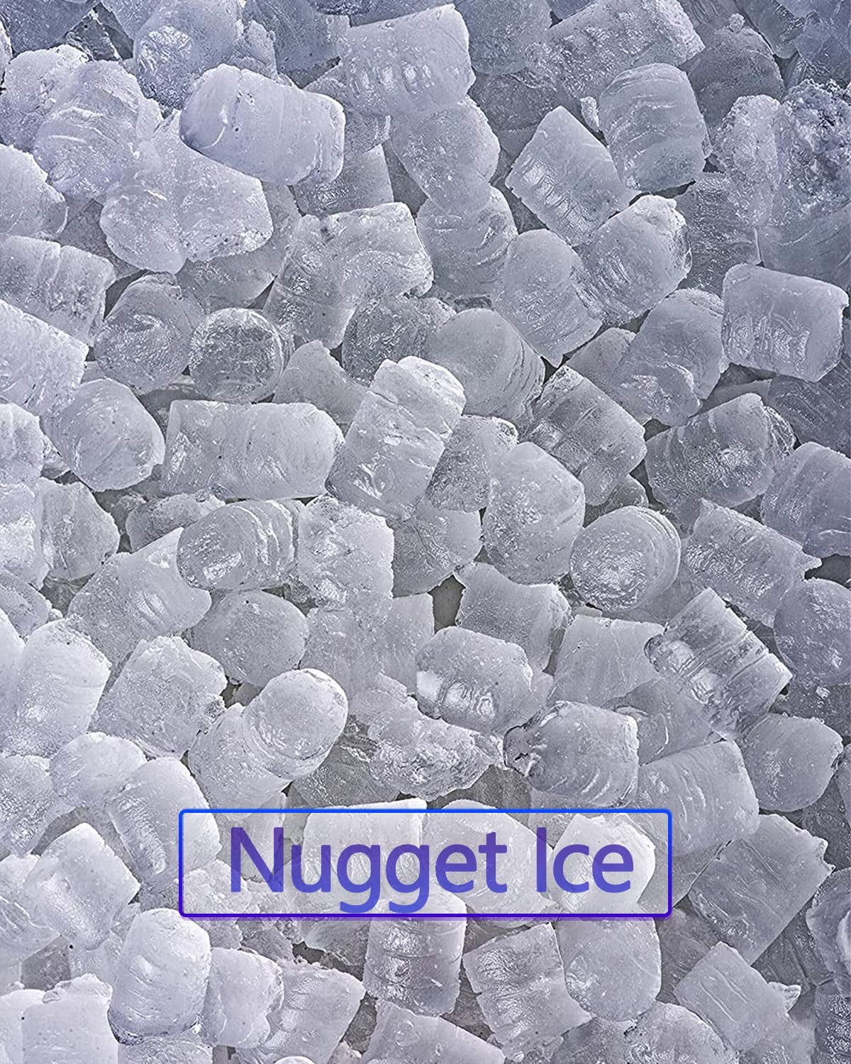 Self Dispensing Countertop Nugget Ice Maker, 32 lbs per Day Q484