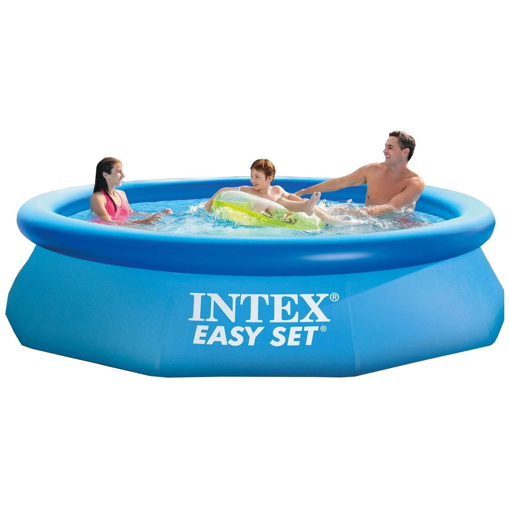 10ft x 30in Inflatable Round Swimming Pool & Pump I767