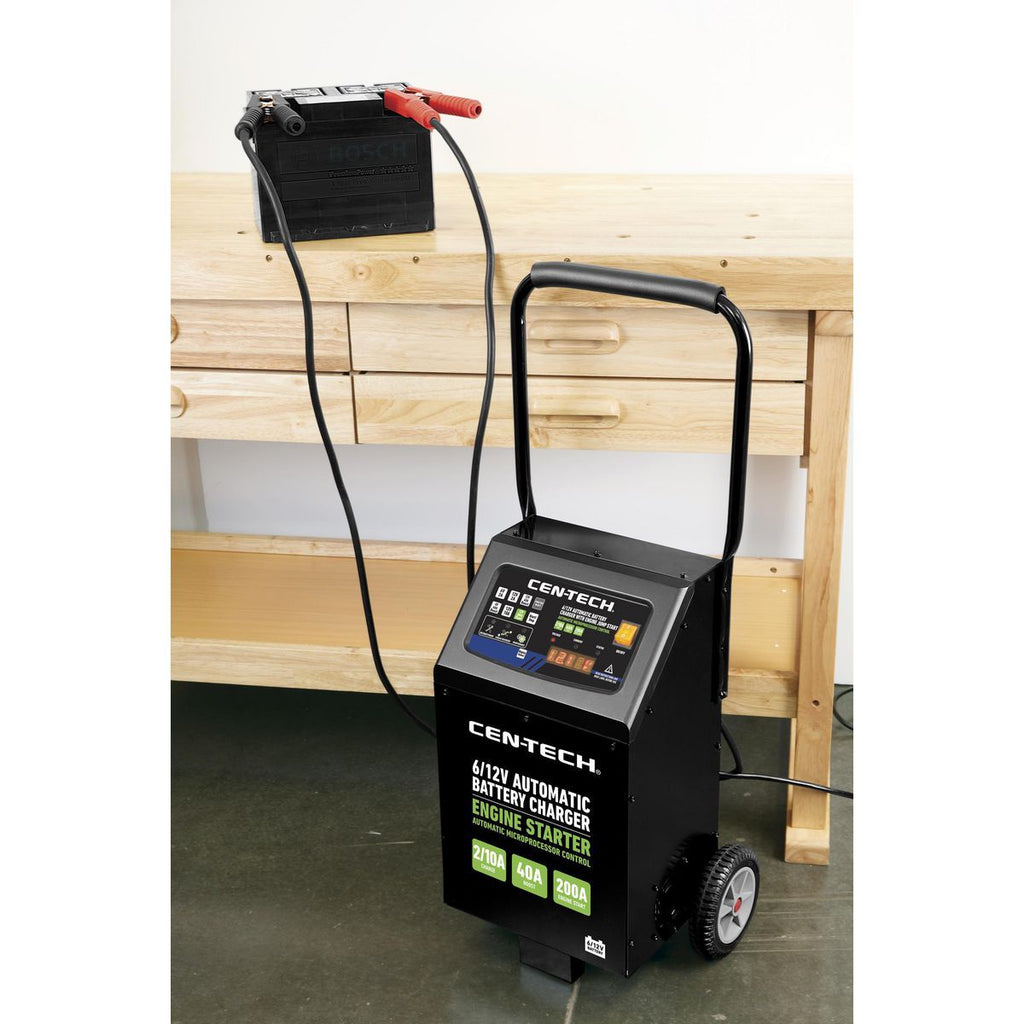 6/12V Automatic Battery Charger with Engine Jump Start B32914