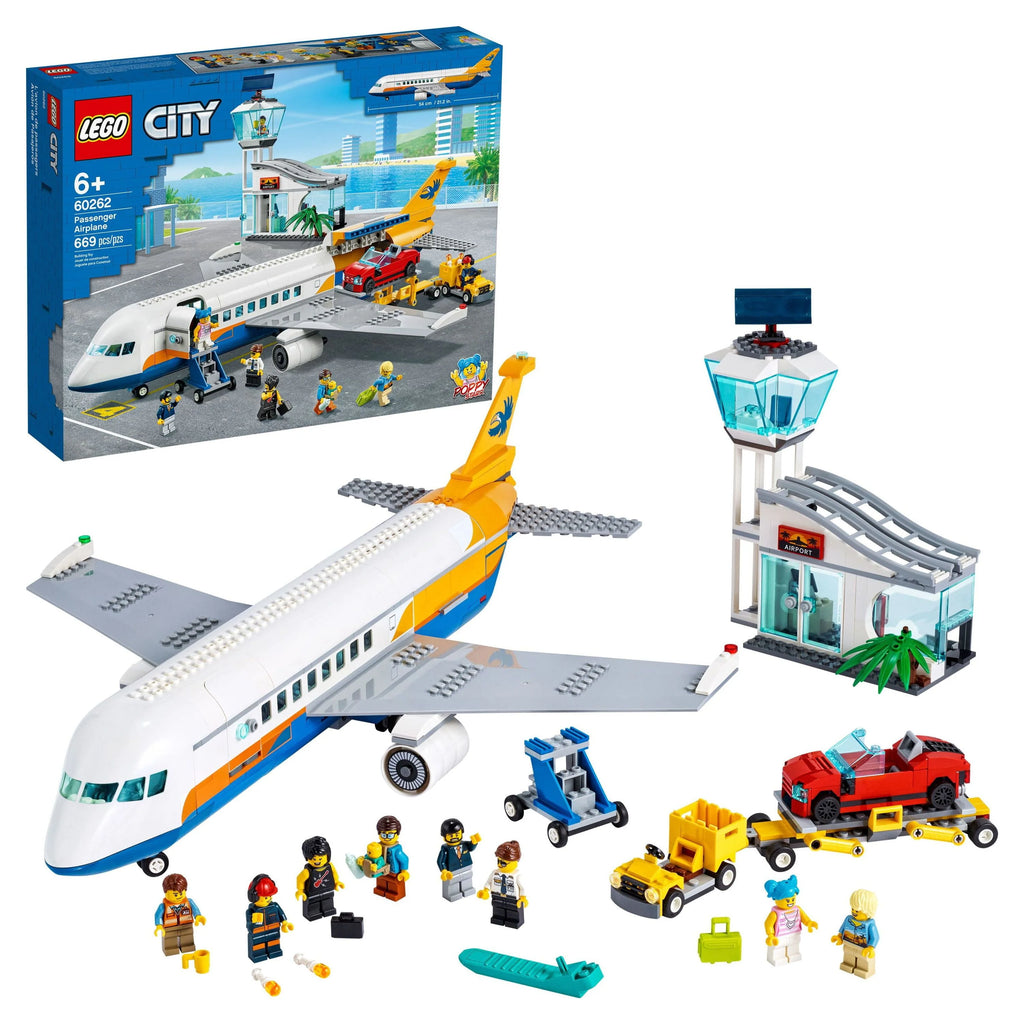 Passenger Airplane Building Toy 669 Pieces Z1809