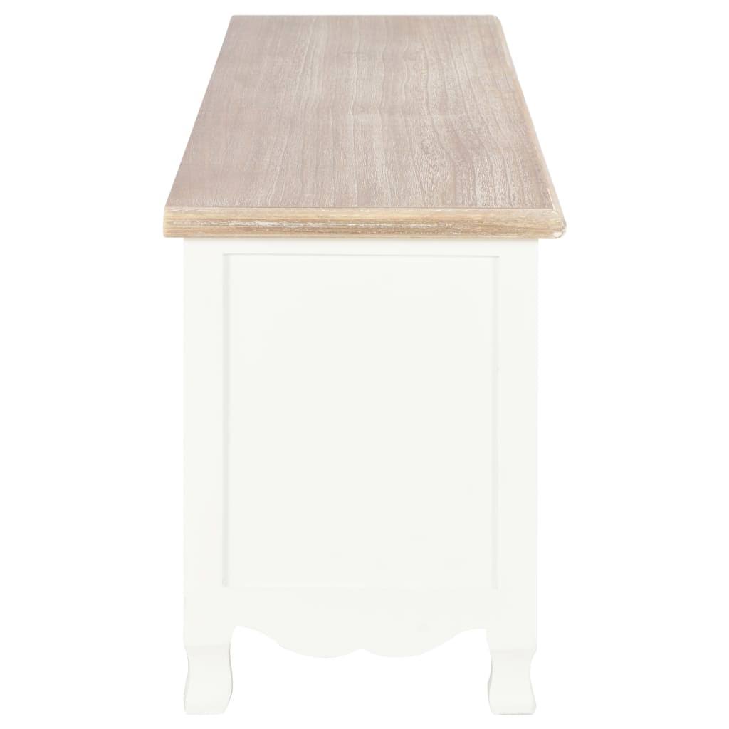 White Wood TV Cabinet R913
