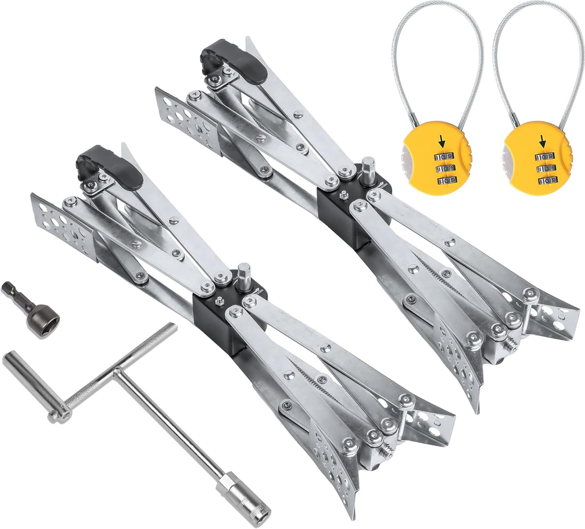 X-Shaped Wheel Chock with Lock 2 Pack P821