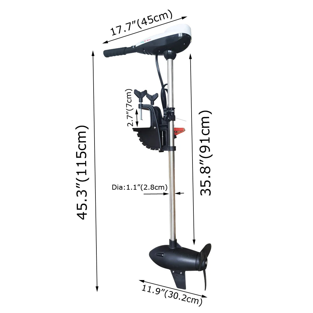 240lbs Thrust 24V Electric Outboard Motor J771