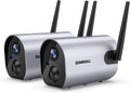 Wireless Rechargeable Battery Security Camera 2PCS O674918