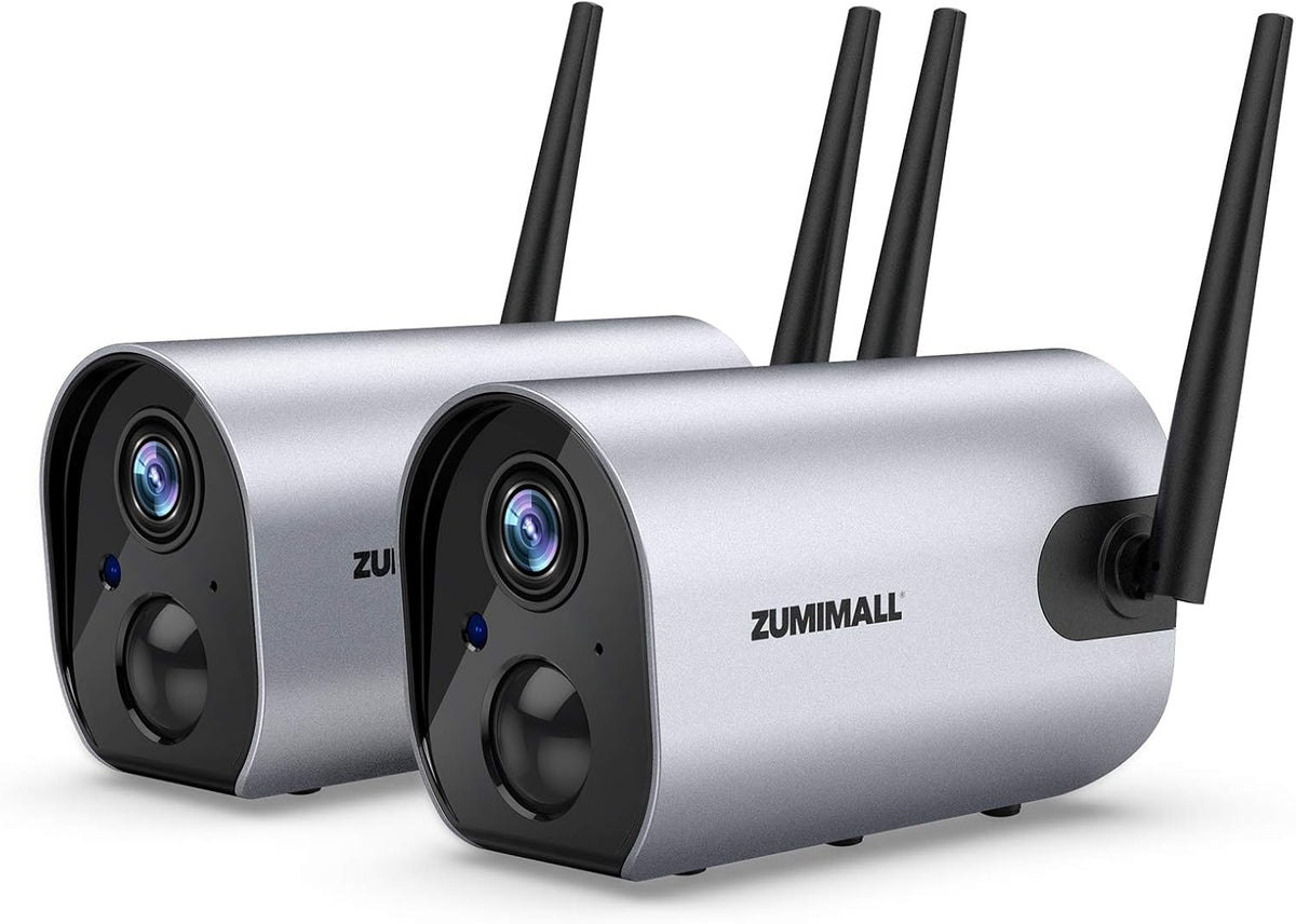 Wireless Rechargeable Battery Security Camera 2PCS O674918