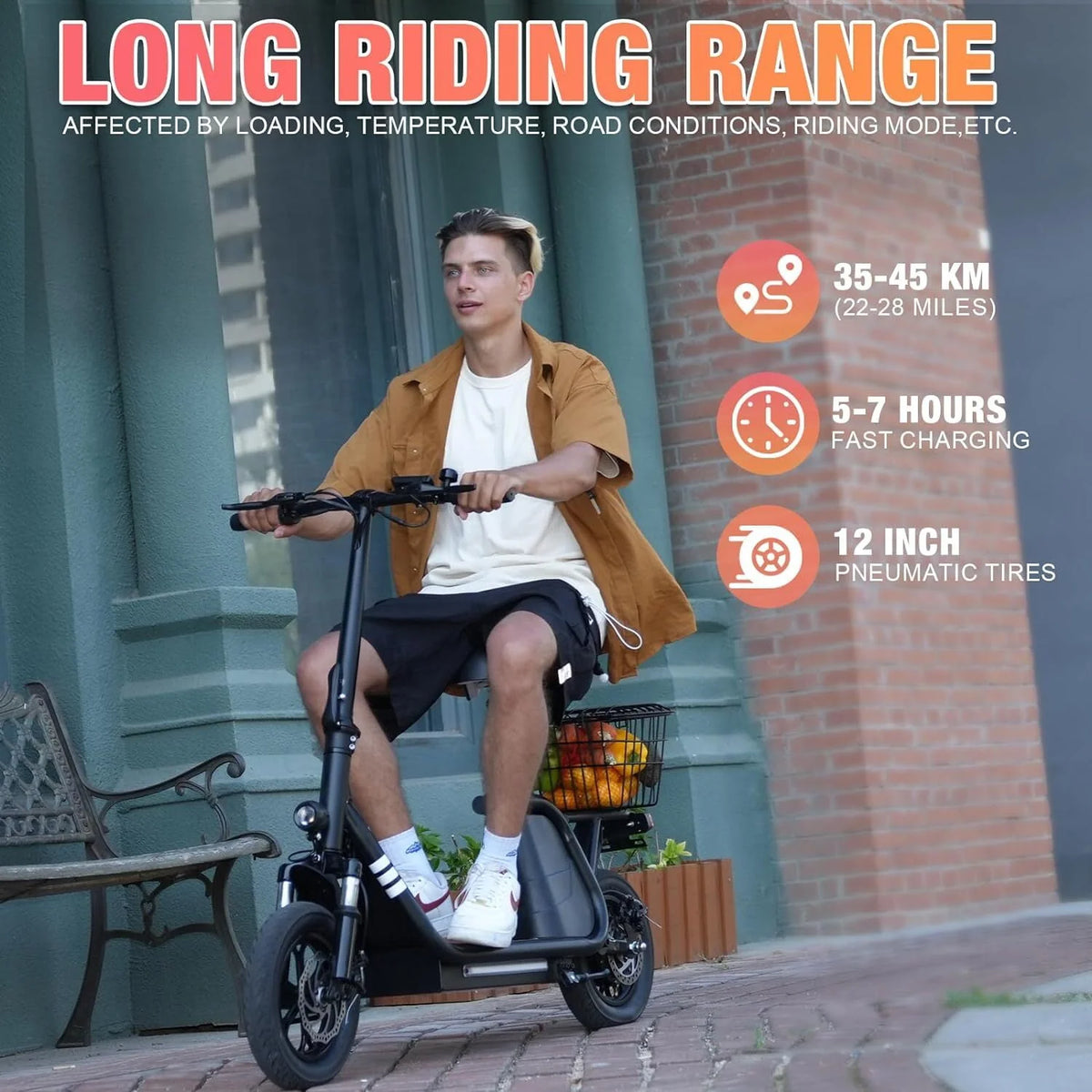 Electric Scooter with Seat Q2277