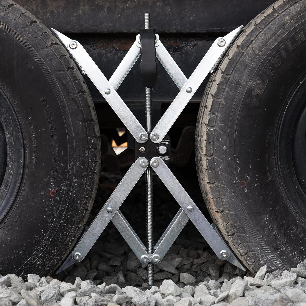 X-Shaped Wheel Chock with Lock 2 Pack P821