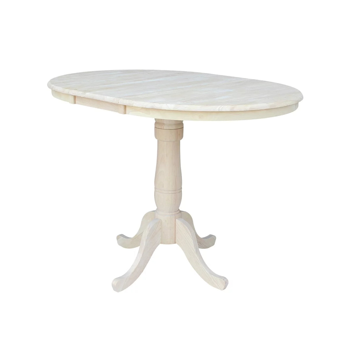 36" Round Counter Height Extension Table with 12" Leaf A4140