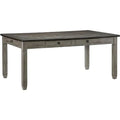 Coffee Brown & Gray Wood Dining Table A998250