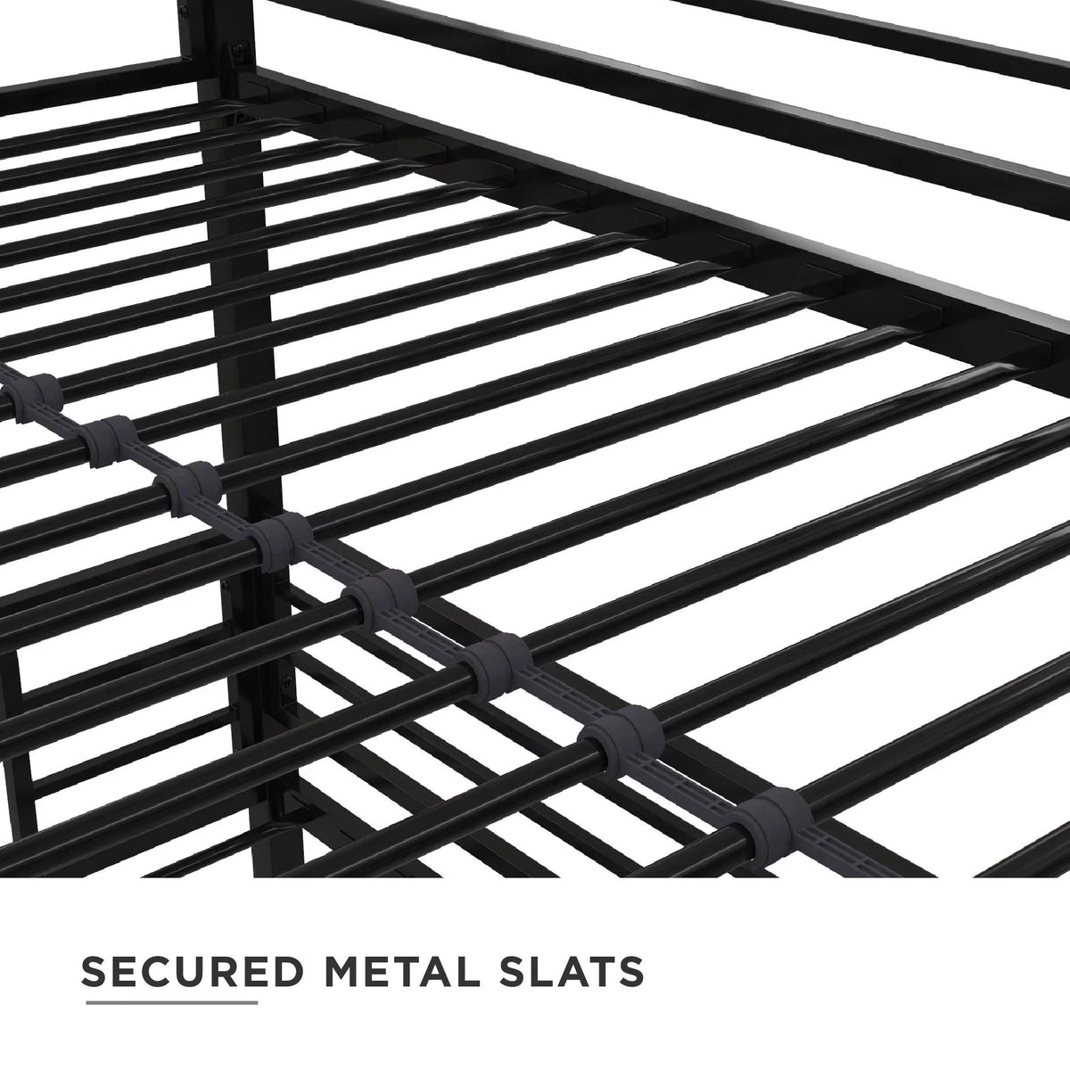 Black Triple Twin Metal Bunk Bed G8517