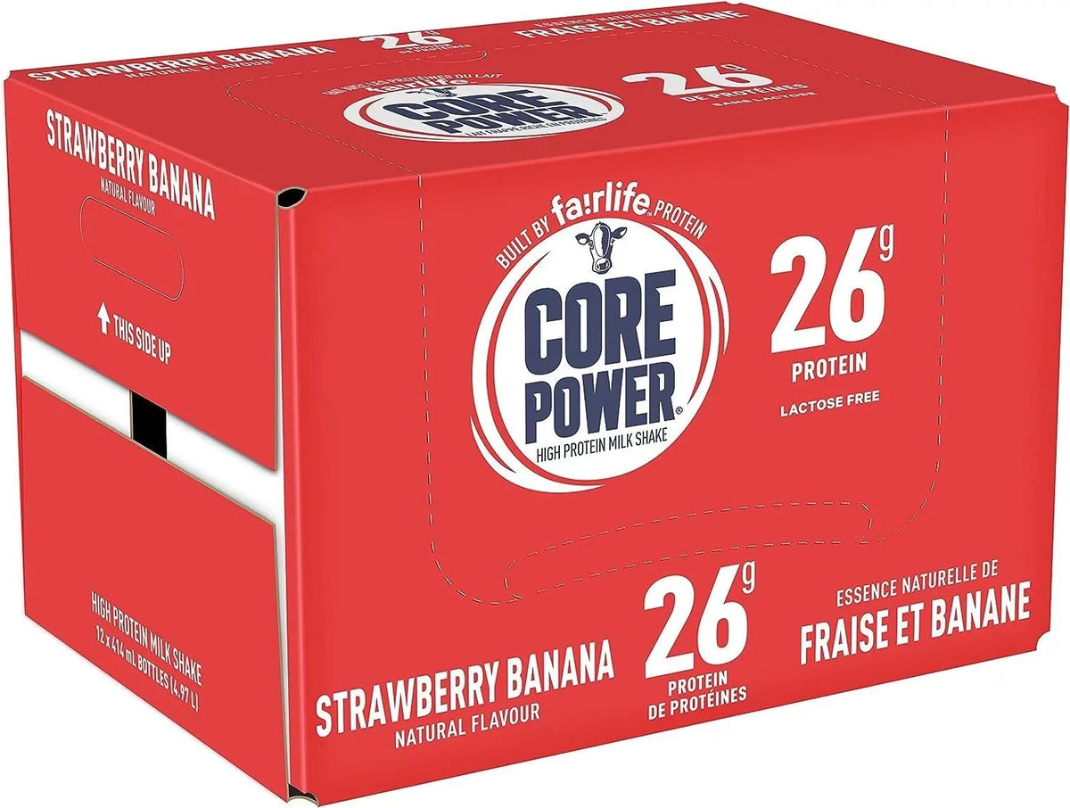 Banana & Strawberry Banana Protein Shakes 24 Bottle Pack S528