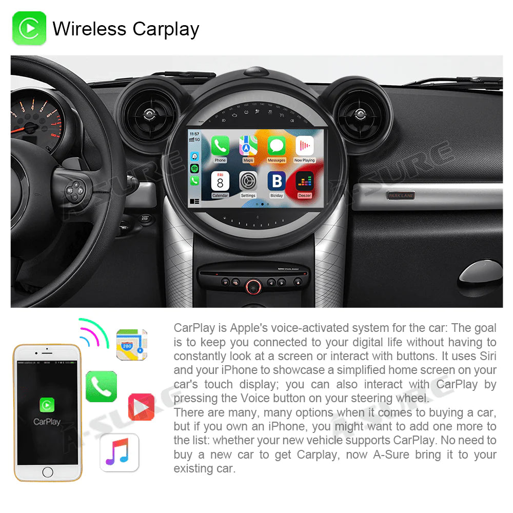 Android 11 Car Stereo Radio 2+32GB CarPlay I133078