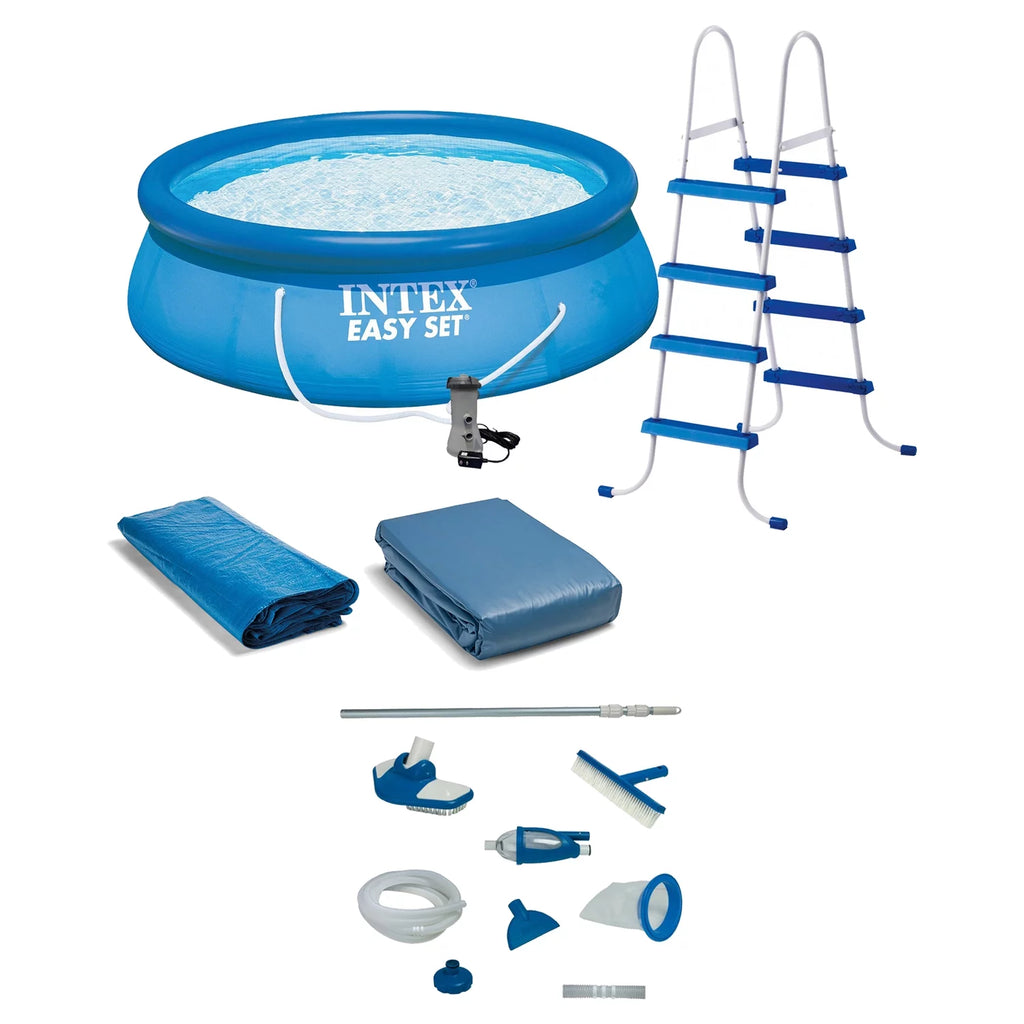 15 x 48 Inflatable Pool with Ladder and Pump T147204
