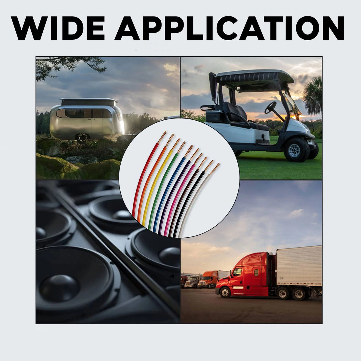 12 Gauge Automotive Primary Wire 3 Color Bundle Set A8335
