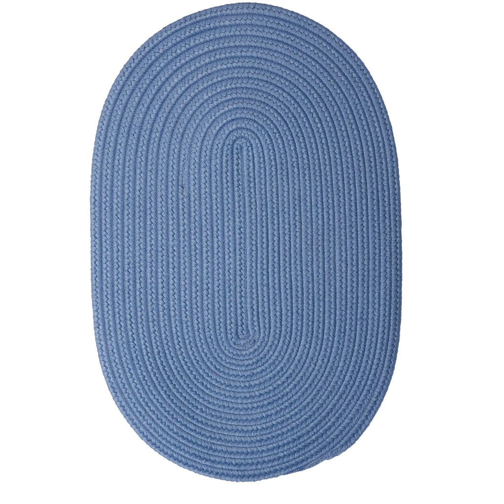 2' x 4' Berry Blue Reversible Oval Outdoor Area Rug S181