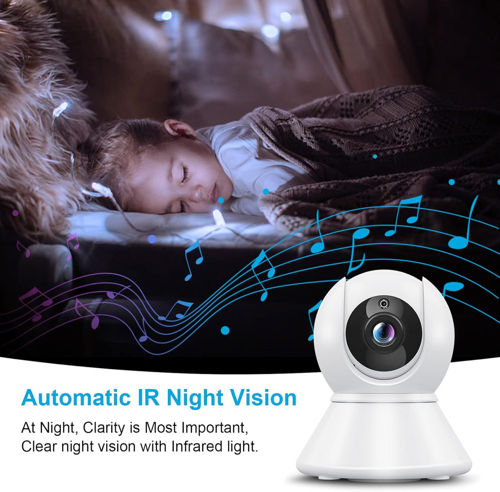 Video Baby Monitor with Camera and Audio, 5 Inch 720p HD Display D288