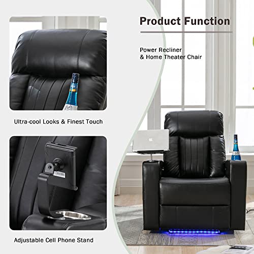 Brown Electric Recliner Chair with USB Charge Port Y5918