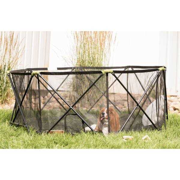 8 Panel Foldable Portable Steel Pet Play Pen L520163