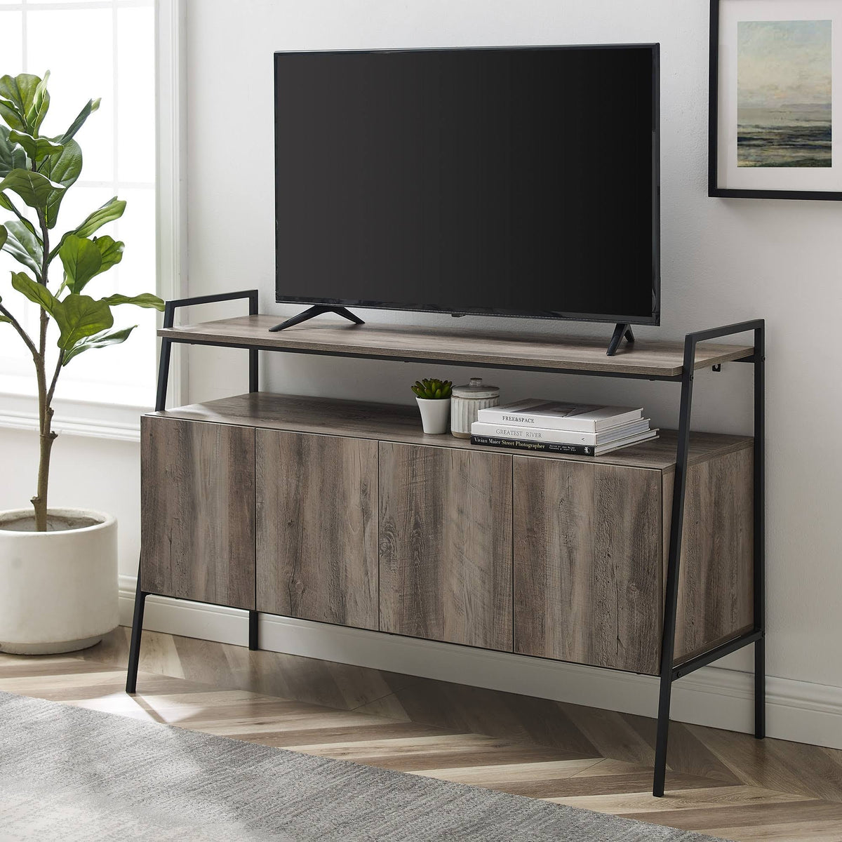 52-Inch Modern TV Stand Console U86236
