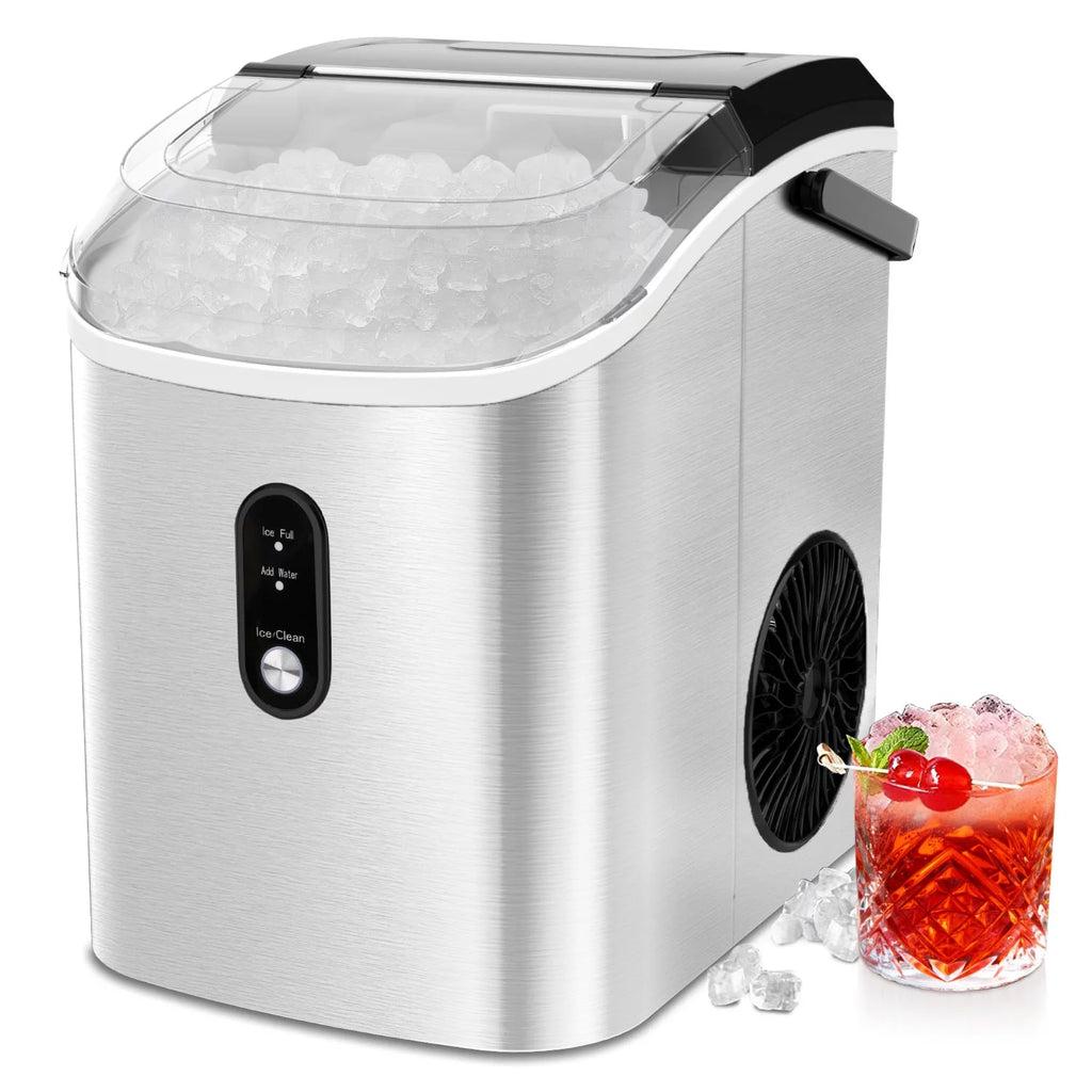 33lbs Countertop Nugget Ice Maker with Scoop E7166