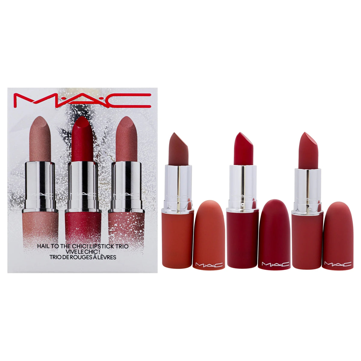 3 Pc Powder Kiss Retro Matte Lipstick N9851