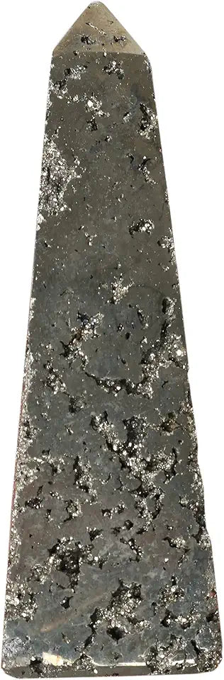 Hand Made Pyrite Stone Tower, Pyramid, Heart Shape, Ball & Egg J974
