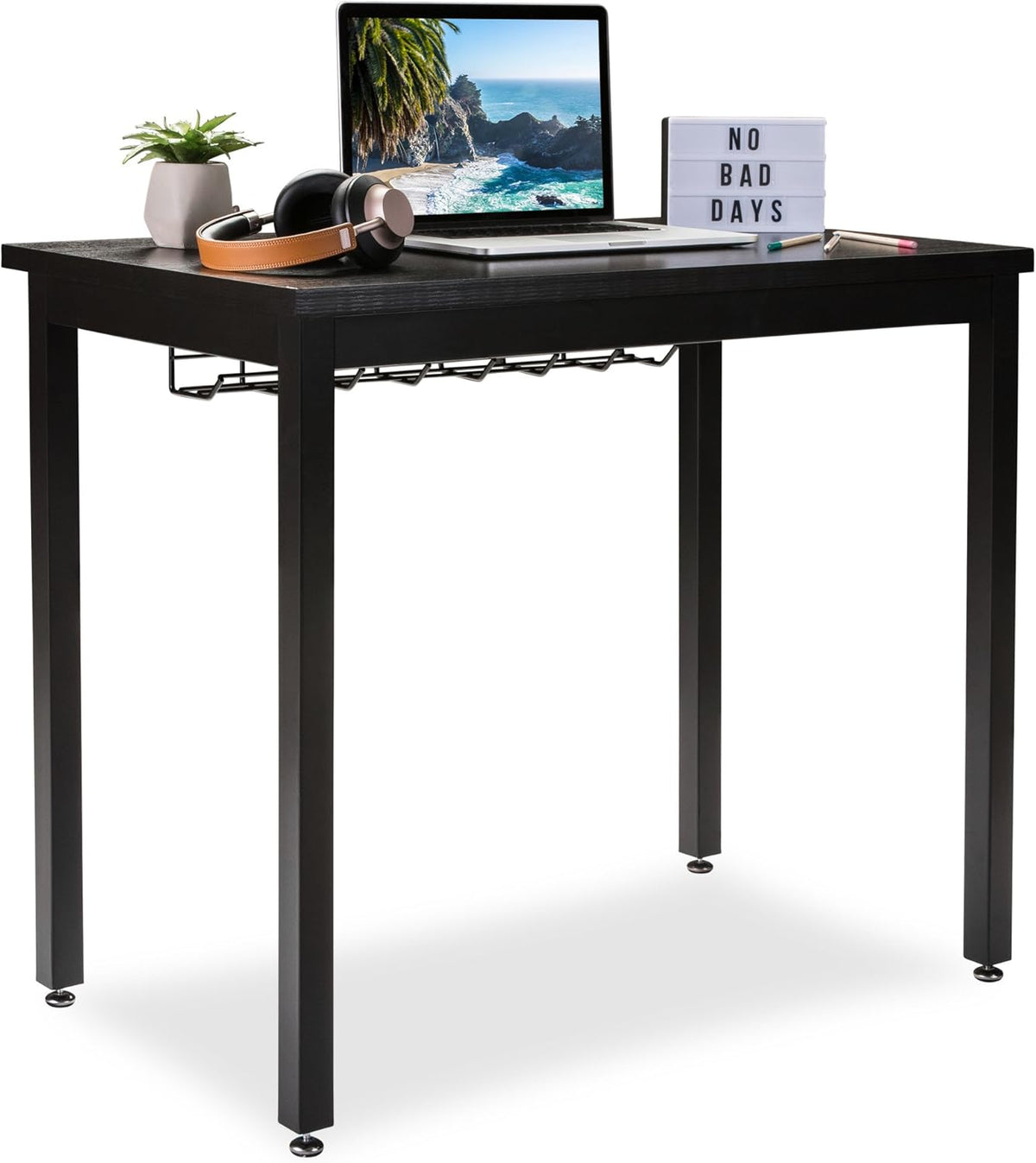 Small Computer Desk with Cable Management Tray, 36in Z48485