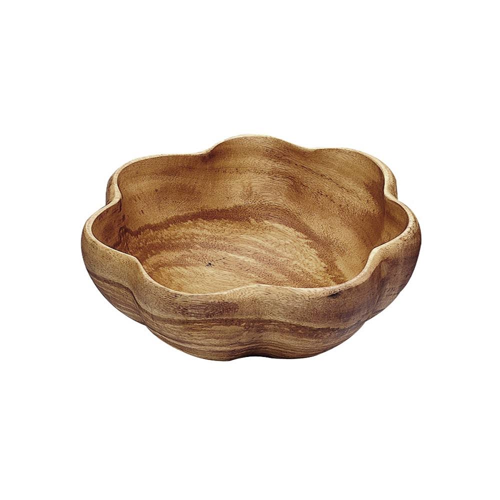 Acacia Wood Round Flared Bowl O2463