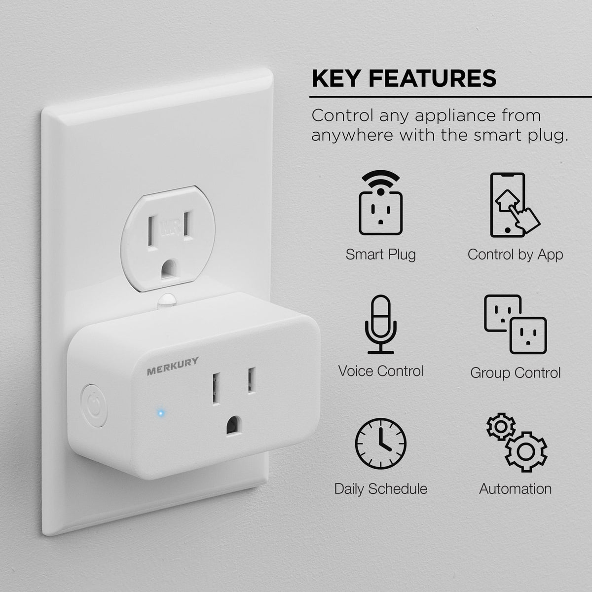 Smart Plug WiFi Outlet 4-pack P99020