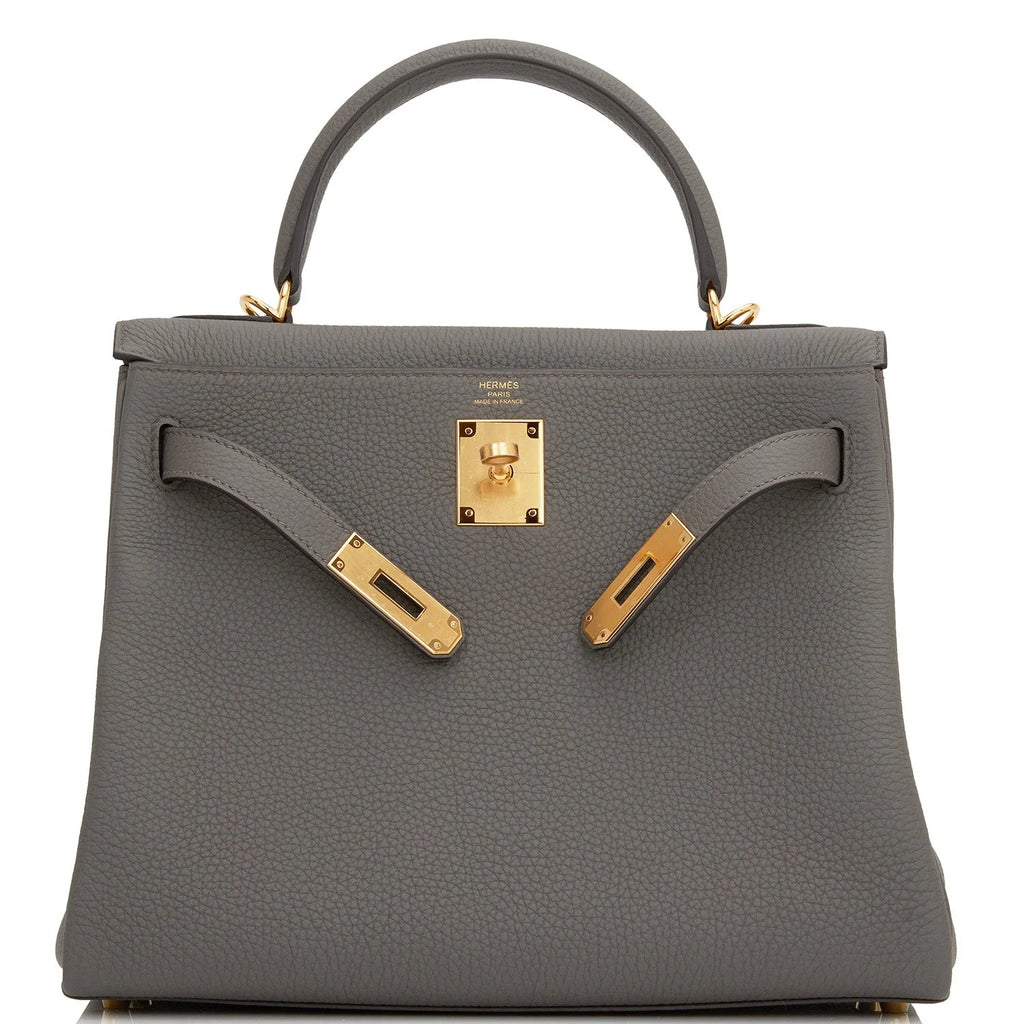 Etain Togo Leather Handbag X6054