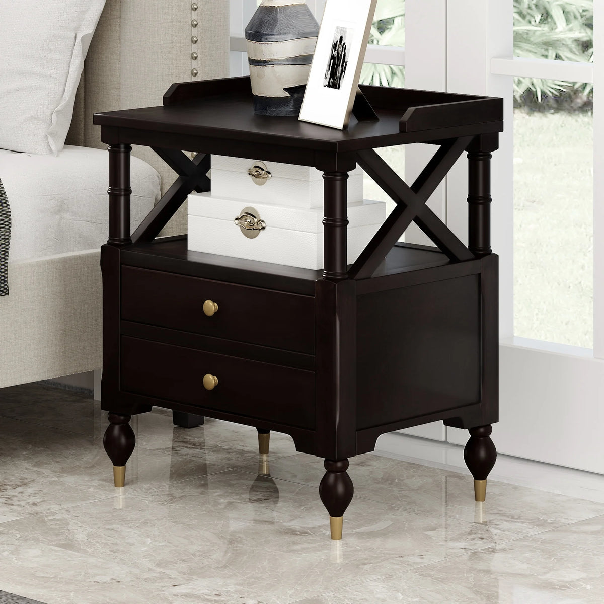2 Drawer Nightstand End Table M893222