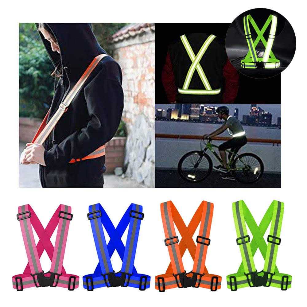 Reflective Vest with Hi Vis Bands A354450