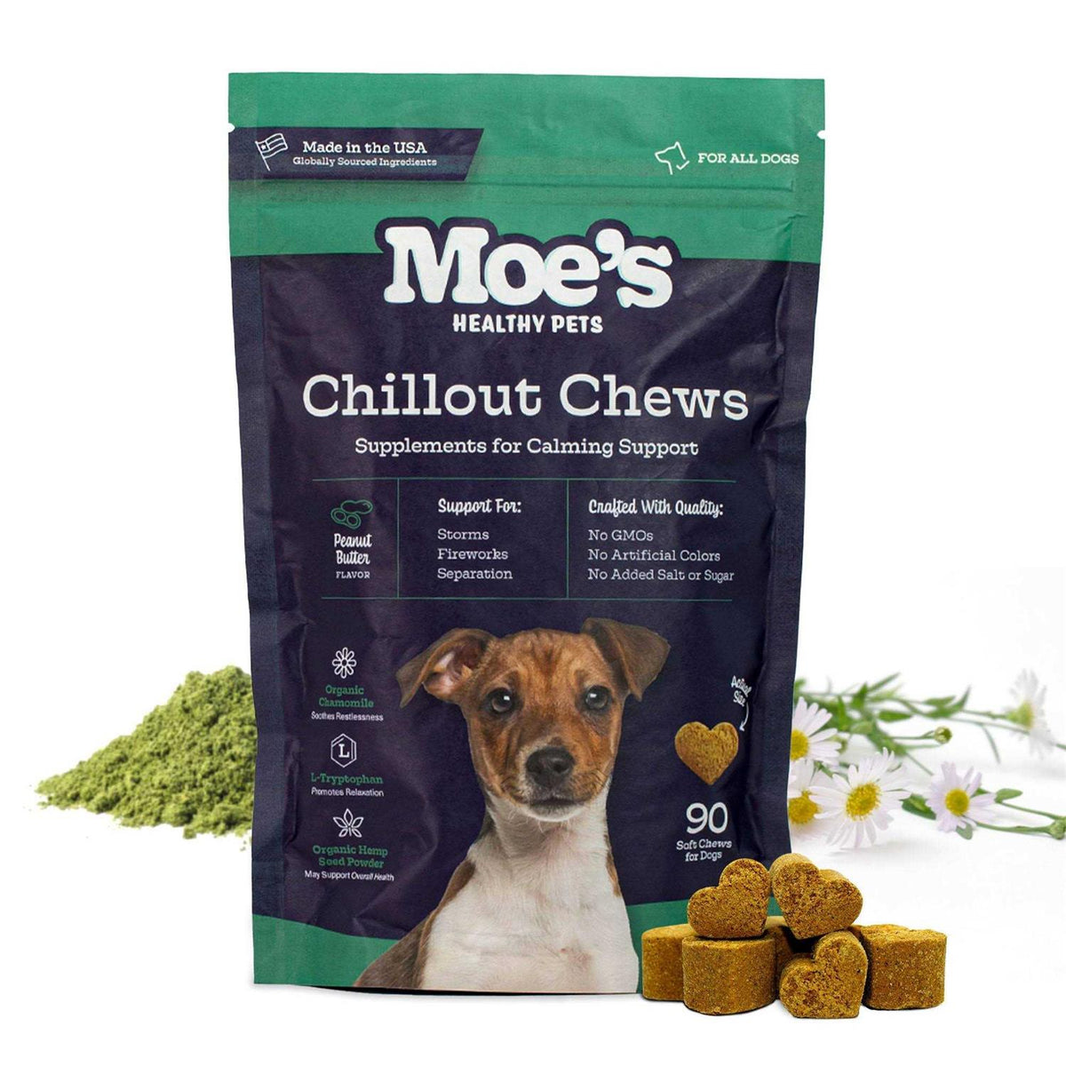 Hemp Calming Chews for Dogs Q428
