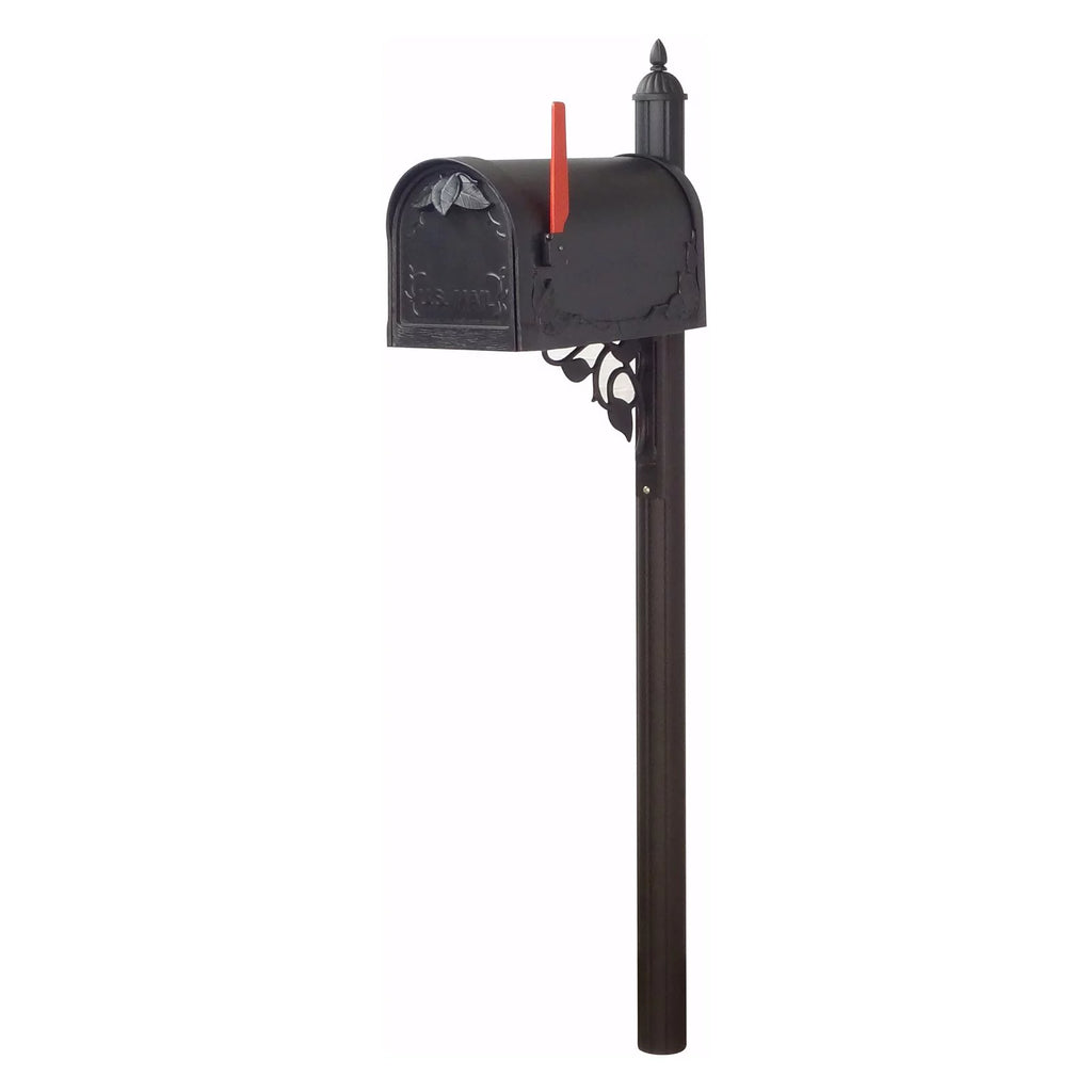 Floral Curbside Mailbox with Mailbox Post M18313
