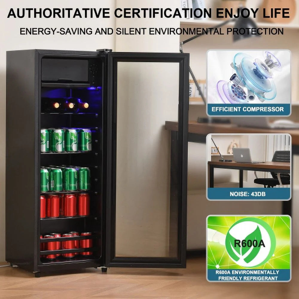 4.5Cu.Ft Mini Fridge with 0.3Cu.Ft Freezer D692005