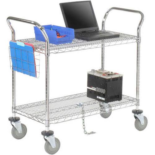 2 Shelf Chrome Utility Cart F441903