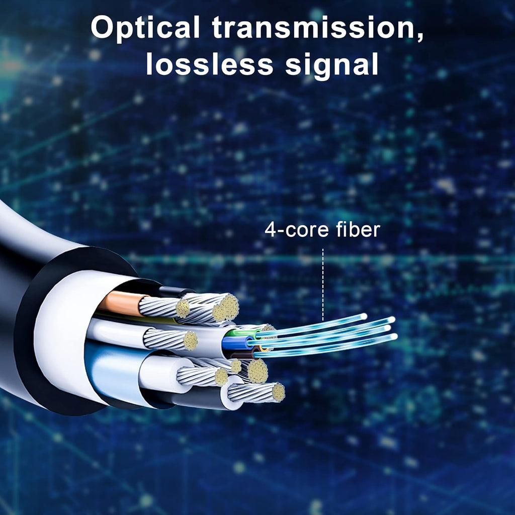 Fiber Optic DisplayPort Cable 50ft R84963