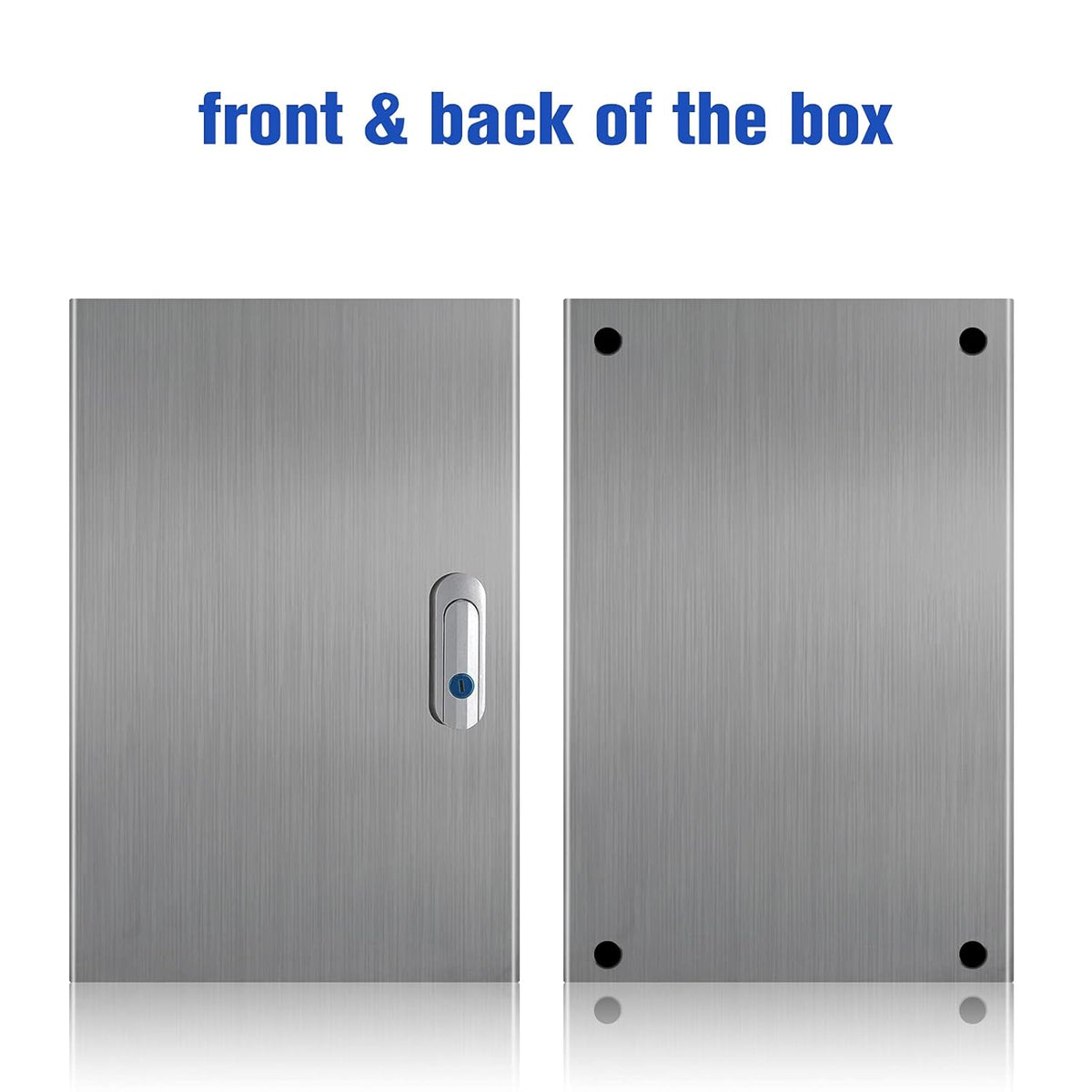 304 Stainless Steel IP65 Waterproof Junction Box with Lock Y2052