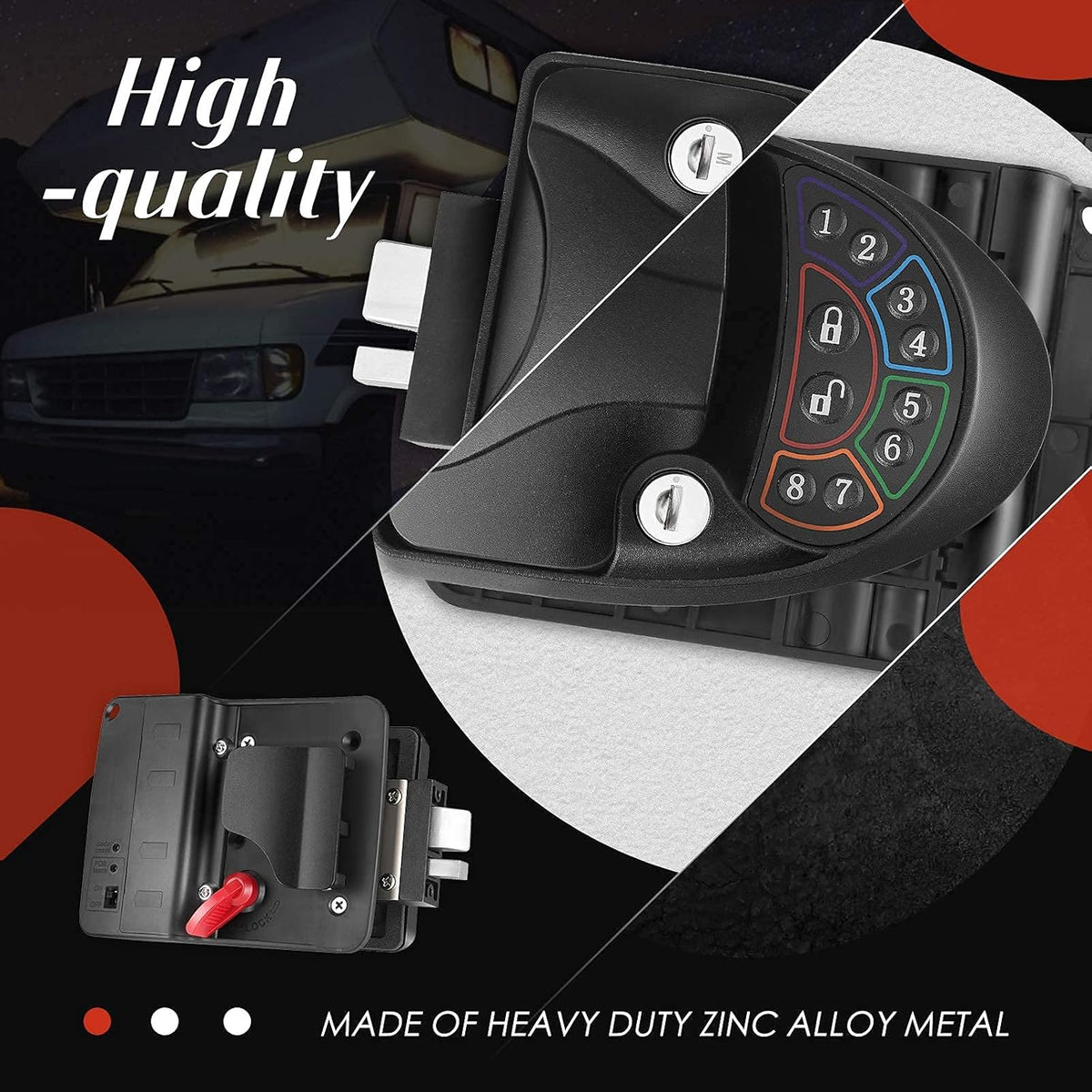 Keyless Entry Door Lock with Deadbolt K7386