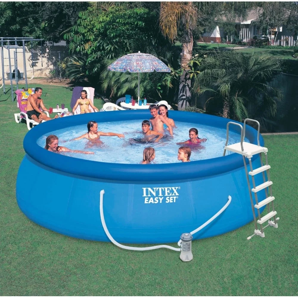 15 x 48 Inflatable Pool with Ladder and Pump T147204